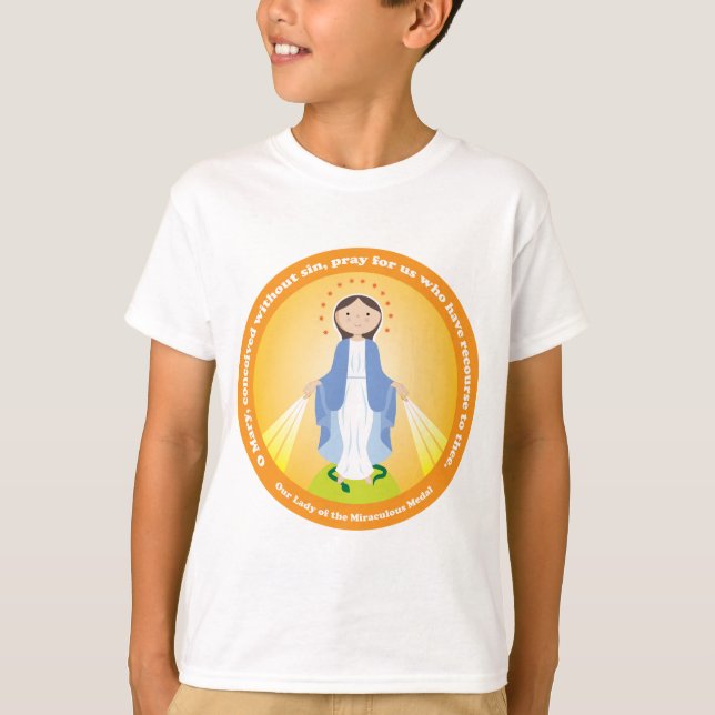 T-shirt Notre Madame de la médaille miraculeuse (Devant)