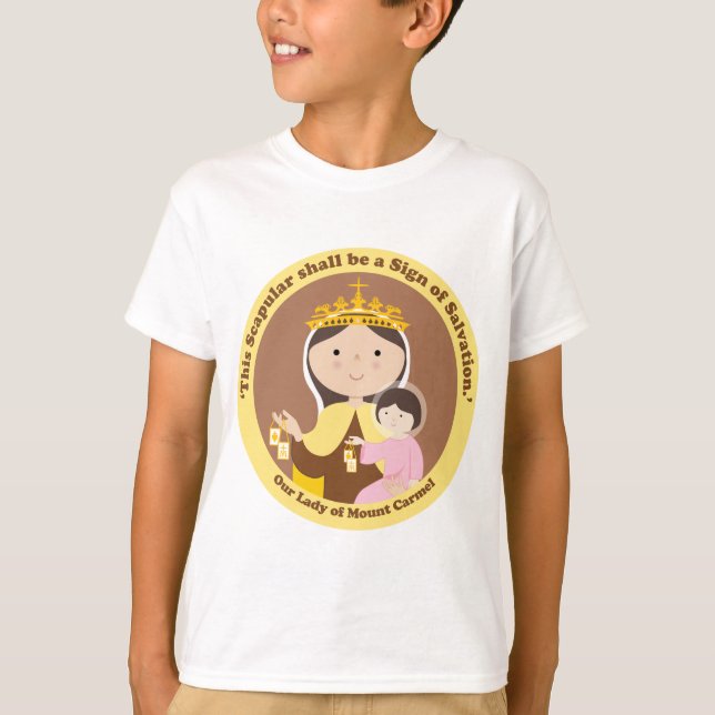 T-shirt Notre Madame du mont Carmel (Devant)