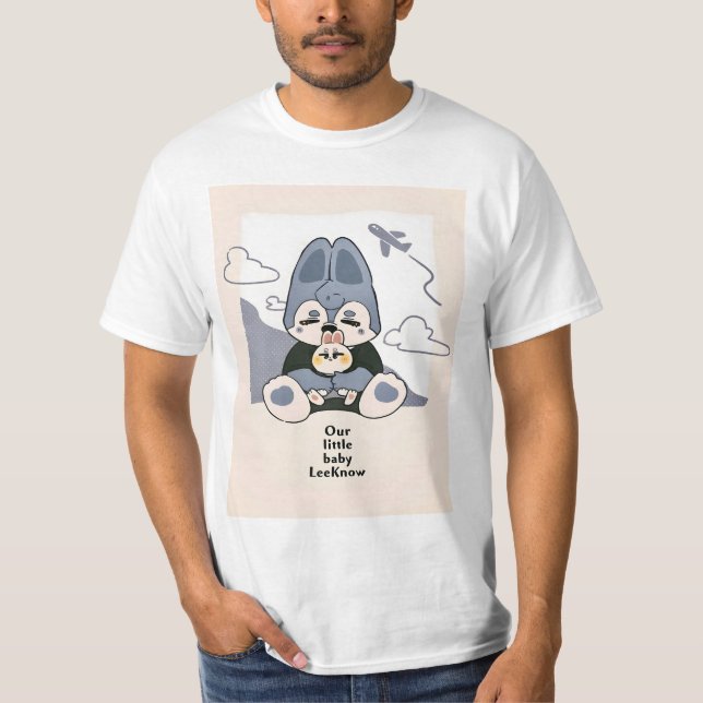 T-shirt Notre petit bébé LeeKnow (Devant)
