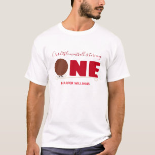 T-shirt Notre Petite Boule De Viande À Un Premier Anniver