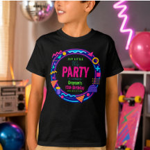 notre petite fête d'anniversaire Rétro Néon 80