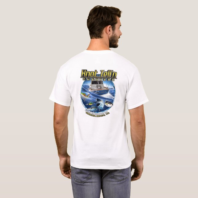 T-shirt Notre premier logo Boat 2001 (Dos entier)