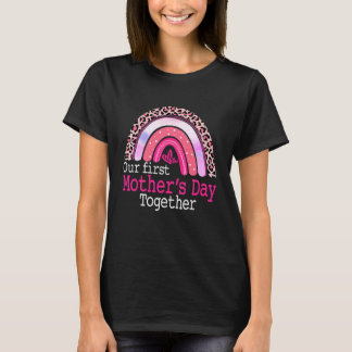 T-shirt Notre première fête des mères ensemble Maman & Bab