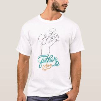 T-shirt Notre première Fête des pères - Correspondant Papa