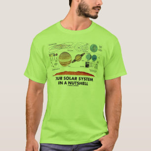 T-shirt Notre système solaire en un mot