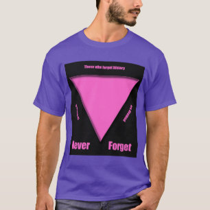 T-shirt N'oubliez jamais ! Dentelez la triangle -