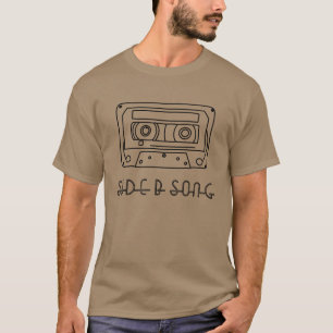 T-shirt N'oubliez jamais le cadeau de chanson sur cassette