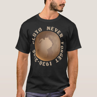 T-shirt N'oubliez jamais Pluton Space Graphic Planète jama