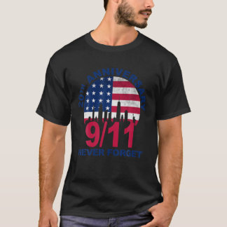 T-shirt N'Oubliez Pas Le 20E Anniversaire Du Patriotique A