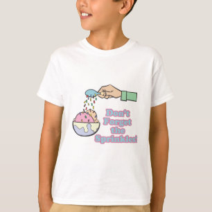 T-shirt n'oubliez pas les paillettes