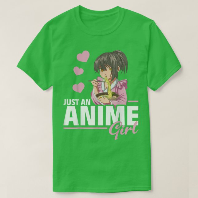 T-shirt nouilles Ramen Japonais Kawaii Manga Otaku Juste U (Design devant)