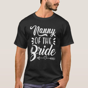 T-shirt Nounou de la mariée Fête de mariage Famille Récept