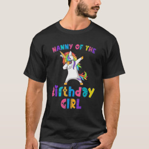 T-shirt Nounou de l'anniversaire princesse fille Dabbing U