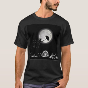 T-shirt Nounou magique sur Londres - Neon Light