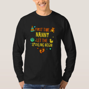 T-shirt Nounou pour la première fois, que le gâchis commen