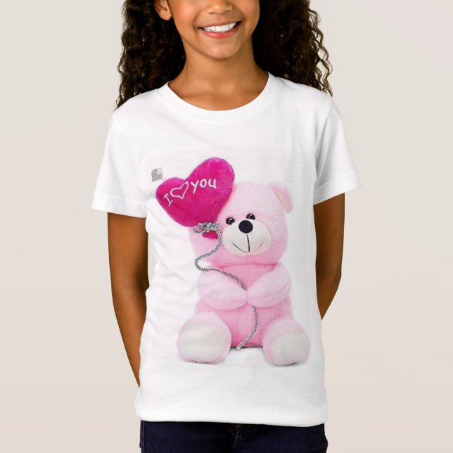 T-Shirt nounours "Bear Hugs" avec un message positif. (Devant)