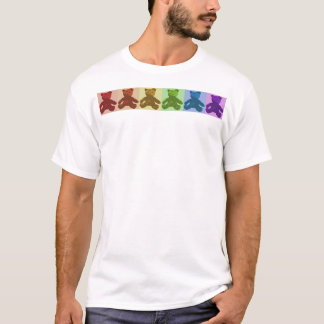 T-shirt Nounours d'arc-en-ciel