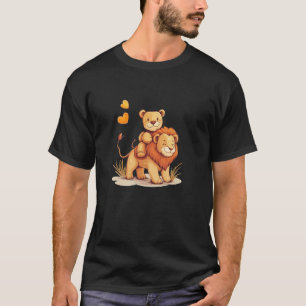 T-shirt Nounours en peluche avec tenue de lion de safari