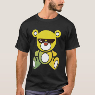 T-shirt Nounours Teddy Bear u2013 Lunettes de soleil Pixel