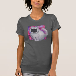 T-shirt Nourrir la chemise de chat à trou noir