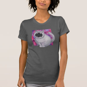 T-shirt Nourrir la chemise de chat à trou noir