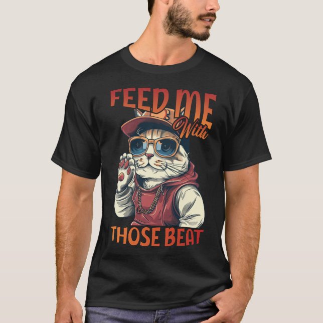 T-shirt Nourris-Moi Avec Ces Bandes (Devant)