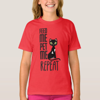 T-shirt Nourris-moi, Pet-moi