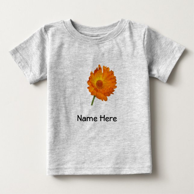 T-shirt (nourrisson) - Calendula tige (Devant)