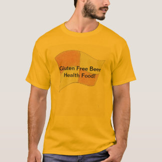 T-shirt Nourriture biologique libre de bière de gluten