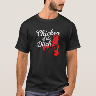 T-shirt Nourriture cajun d'écrevisses Poulet de la rigole