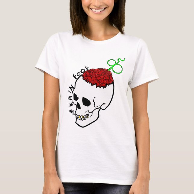 T-shirt Nourriture de cerveau (Devant)