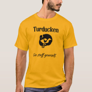 T-shirt Nourriture drôle de thanksgiving de Turducken de