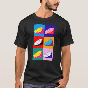 T-shirt Nourriture Fromage Fromage Snack Foin Pop Fromage