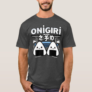 T-shirt Nourriture japonaise Kawaii Onigiri esthétique mig