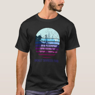 T-shirt Nourriture Localisée Bowhun 80s Chasse rétro