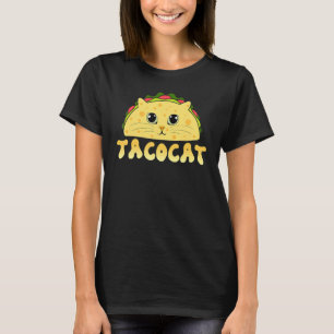 T-shirt Nourriture mexicaine Tacocat visage de chat Cinco