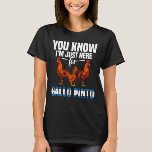 T-shirt Nourriture nicaraguayenne Poulet Gallo Pinto Juste