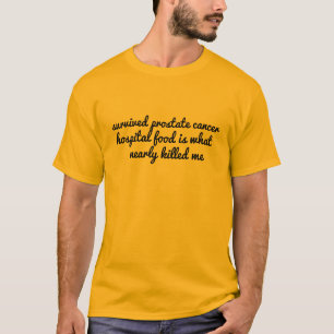 T-shirt nourriture survécue de l'hôpital pour cancer de 