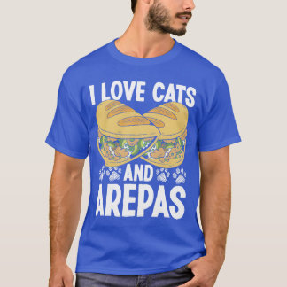 T-shirt Nourriture vénézuélienne Propriétaire de chat Amat