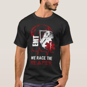 T-shirt Nous affrontons le Faucheur I EMT EMS Sapeur-pomp