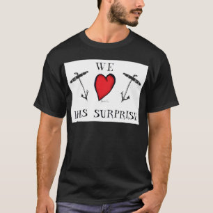 T-shirt nous aimons la surprise de hms, fernandes élégan