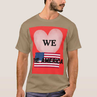 T-SHIRT NOUS AIMONS L'AMÉRIQUE