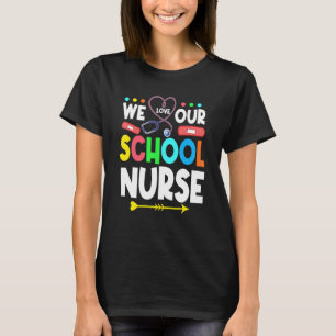 T-shirt Nous Aimons Notre École Infirmière Étudiante Soins