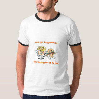 T-SHIRT NOUS ALLONS ENSEMBLE COMME BURGER&FRIES
