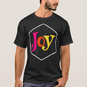 T-shirt Nous Apprécions Peu De Joy Logo Coloré