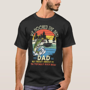 T-shirt Nous Avons Accompagné Le Meilleur Papa Pêche