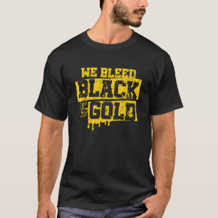 T-shirt Nous Avons Bleu Black Gold Game Day Group Football