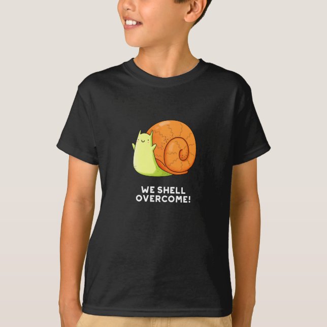 T-shirt Nous avons surmonté un drôle de jeu de pistolet po (Devant)