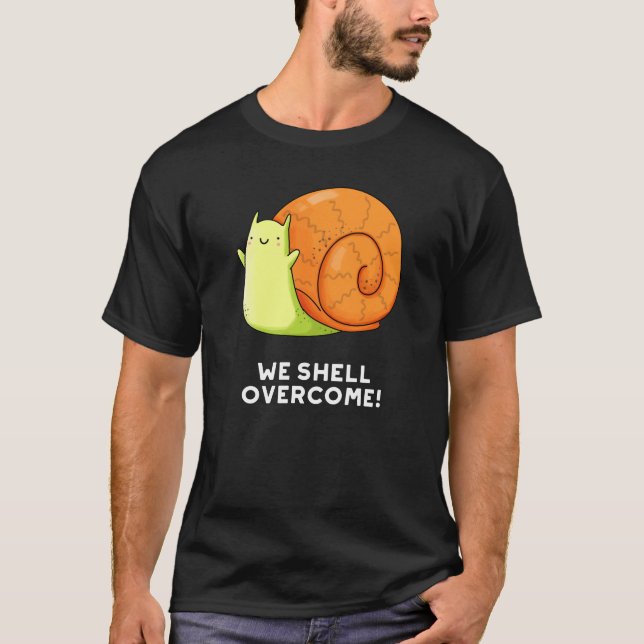 T-shirt Nous avons surmonté un drôle de jeu de pistolet po (Devant)