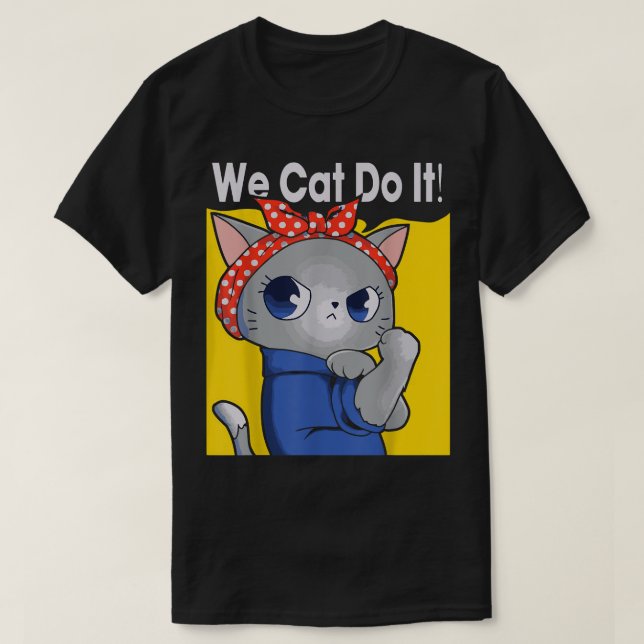 T-shirt Nous Chat Faisons Ça  (Design devant)